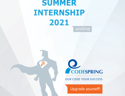 Codespring nyári szakmai gyakorlat – 2021