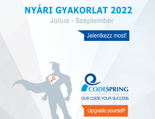 Codespring nyári szakmai gyakorlat 2022