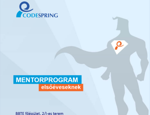 Codespring Mentorprogram elsőéveseknek – Kolozsvár, 2025