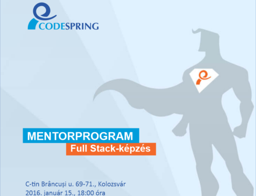 Codespring Mentorprogram 2026: Full-stack képzés Kolozsváron