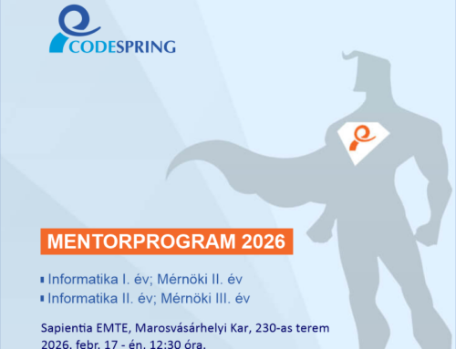 Codespring mentorprogram Marosvásárhelyen: indulnak a 2026. évi képzések!